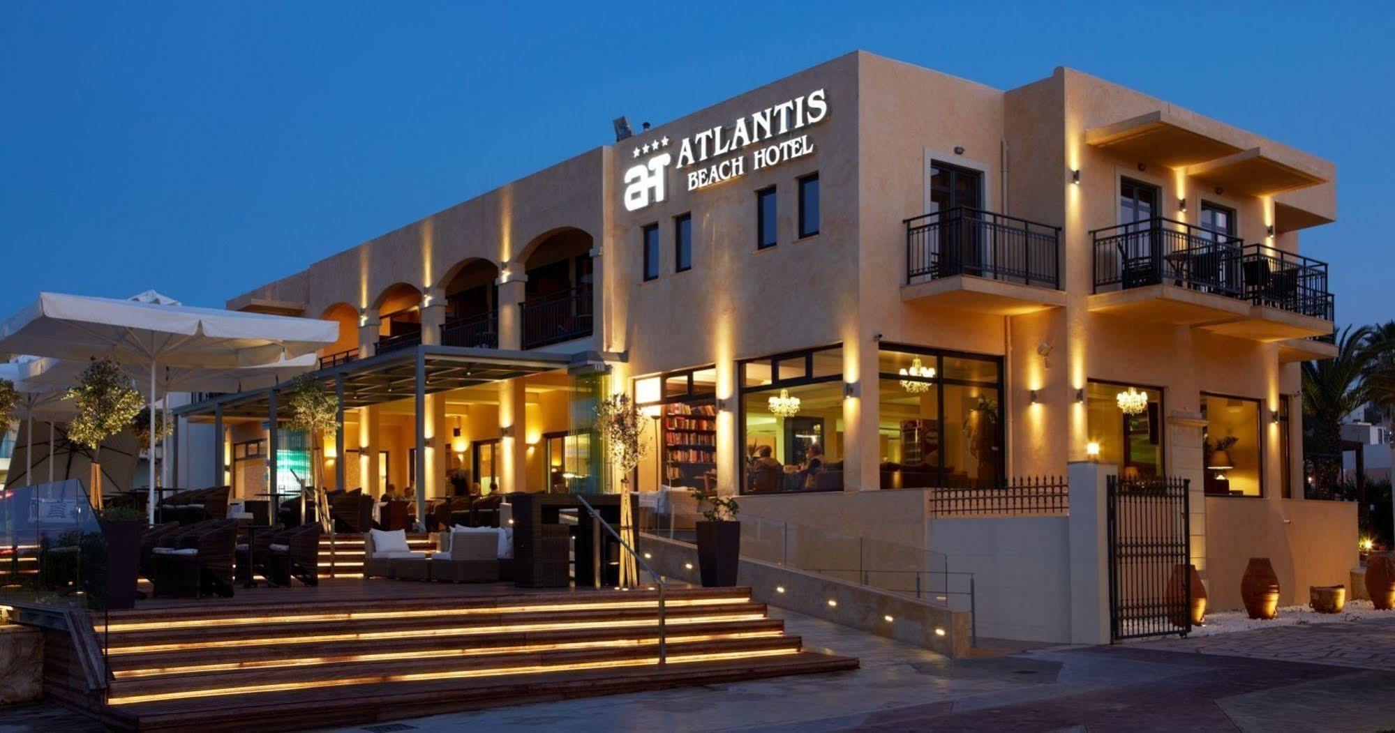 Atlantis Beach Hotel Rethymno  Exterior photo